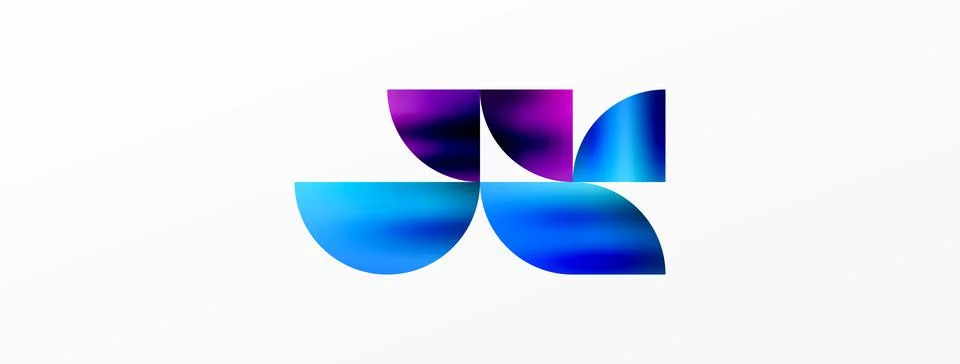 Digital web futuristic template. Circle composition abstract background. Vector 스톡 일러스트