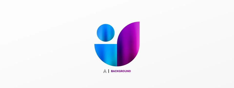 Digital web futuristic template. Circle composition abstract background. Vector Stock Illustration