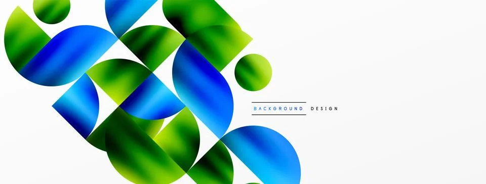 Digital web futuristic template. Circle composition abstract background. Vector イラスト素材