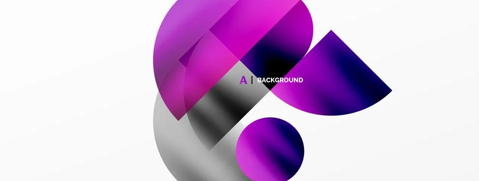 Digital web futuristic template. Circle composition abstract background. Vector Stock Illustration