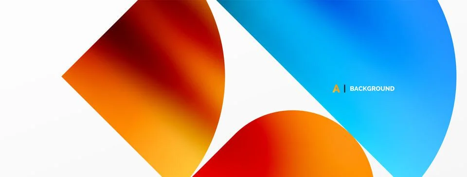 Digital web futuristic template. Circle composition abstract background. Vector Illustrazione stock