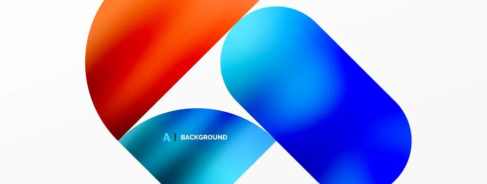 Digital web futuristic template. Circle composition abstract background. Vector Stock Illustration