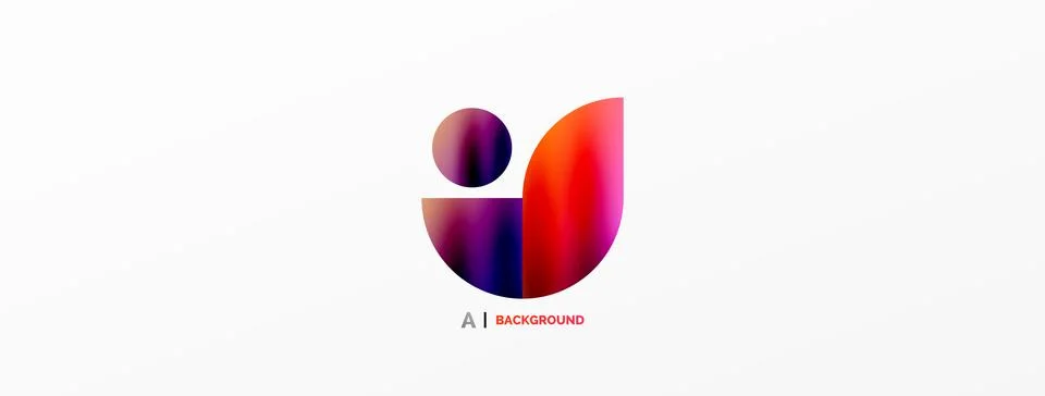 Digital web futuristic template. Circle composition abstract background. Vector Illustrazione stock