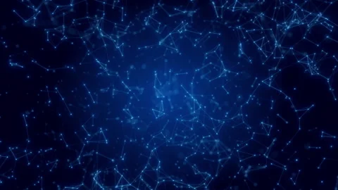 Digital web neural network connection backgrounds Stock Footage 233487098