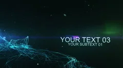 Digital Web Titles Stock After Effects