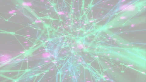 Digital Web.Growing network connections. Loopable. Perfect to use as a Stock Footage 99579922