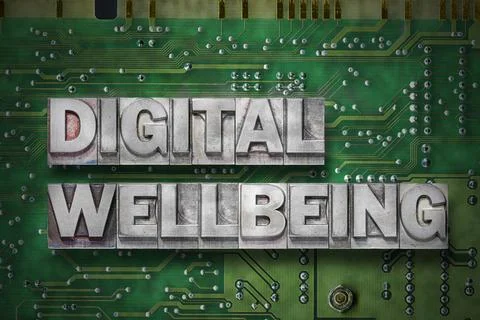 Digital wellbeing gr Stock Photos