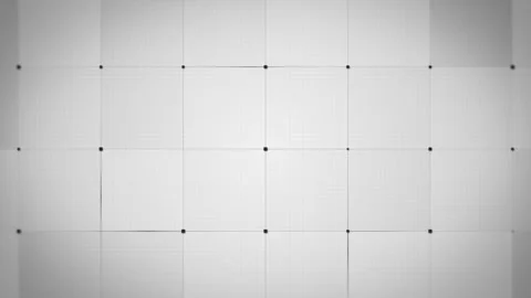 Digital White Technology Data Grid Background Video stock 347207399