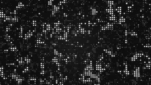 Digital Wire Frame Black Loop Background Stock Footage 274420961