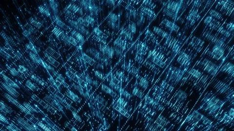 Digital won. quantum technology digital computing concept 库存影片 147975414