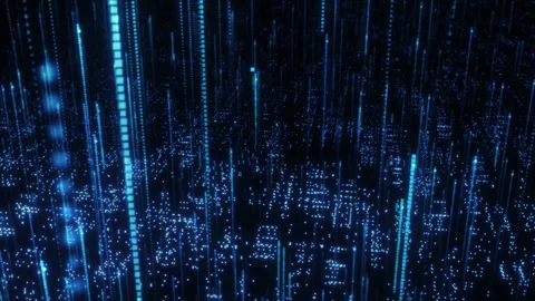 Digital won. quantum technology digital computing concept 库存影片 147975446