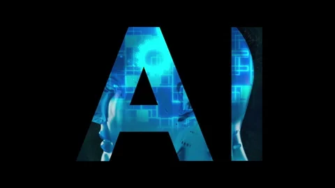 Digital word AI Vídeo Stock 306658476