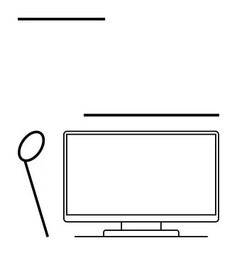 Digital workspace, minimalism, computer technology, office design, productivi Stock Illustration