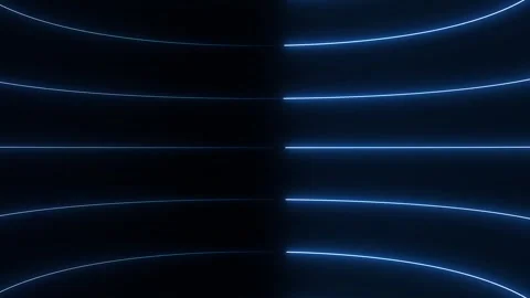 Digital world breaking news Studio Background . Neon lines News Background .. Stock Footage 308400499