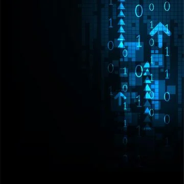 Digital world communication system. Stockillustratie