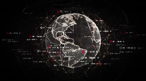 Digital World Data Platinum Stock Footage 50563332