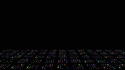 Digital world data space number dot Stock Footage 139188332