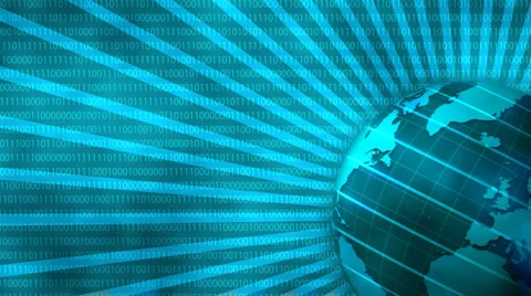 Digital world Stock Footage 1104694