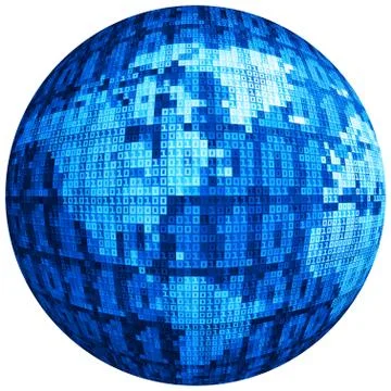 Digital world Stock Illustration