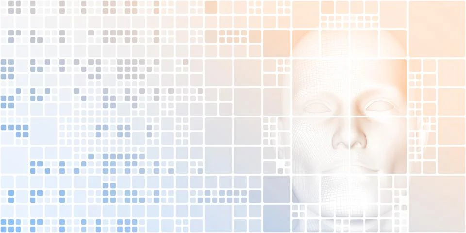 Digital World Stock Illustration