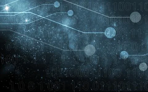 Digital world 스톡 일러스트