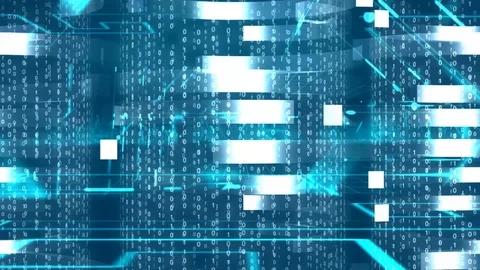 Digital world internet background Video stock 105253039