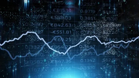 Digital world map with binary data and business network 動画素材 229696440