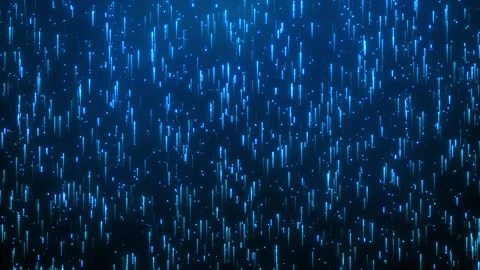 Digital World Map Data Flow Animation. Futuristic Global Cyber Network. Stock Footage 320529822