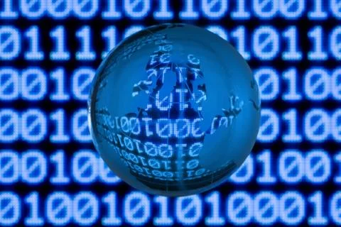 Digital world Foto stock