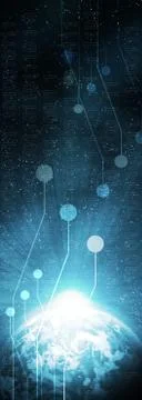 Digital world Stock Photos