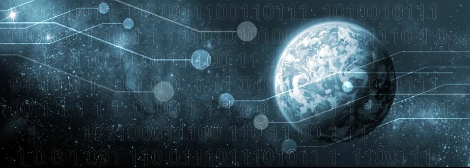 Digital world Stock Photos
