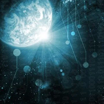 Digital world Stock Photos