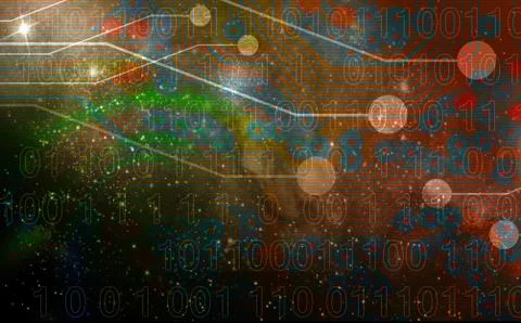 Digital world Stock Photos