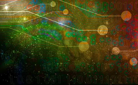 Digital world Stock Photos