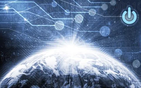 Digital world Stock Photos