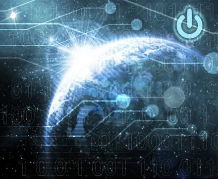 Digital world Stock Photos