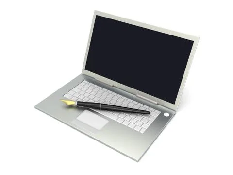 Digital writer. Stock-Illustration
