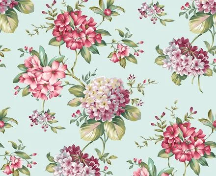 Digital,Design,Flower,Leaf,Background,Textures Ilustração Stock