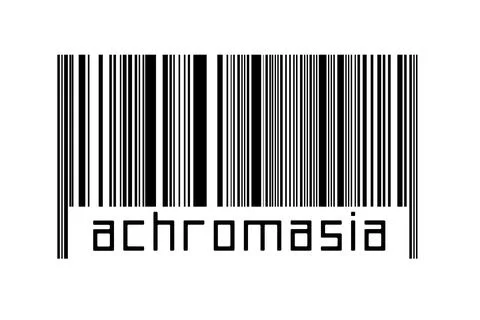 Digitalization concept. Barcode of black horizontal lines with inscription ac 스톡 일러스트