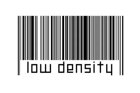 Digitalization concept. Barcode of black horizontal lines with inscription lo 스톡 일러스트