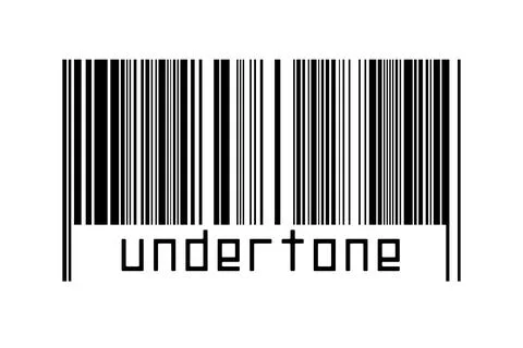 Digitalization concept. Barcode of black horizontal lines with inscription un 스톡 일러스트