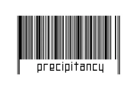 Digitalization concept. Barcode of black horizontal lines with inscription pr 스톡 일러스트