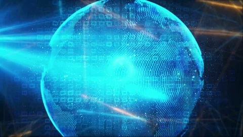 Digitalization  global concept Stock Footage 84052405