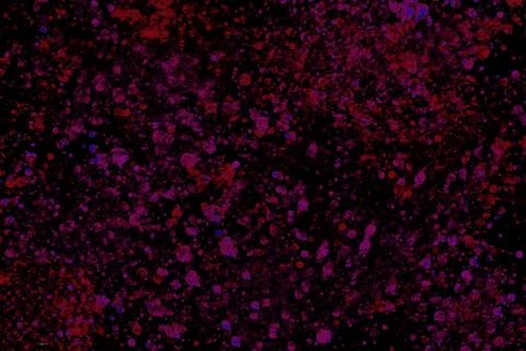 Digitally created black, rad and lilac electric spotted background Stock Illustration