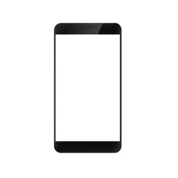 Digitally created modern generic smartphone 写真素材