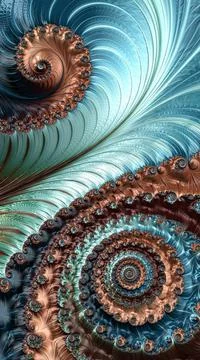 Digitally generated 3D background Stock Illustration