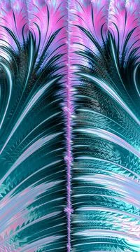 Digitally generated 3D background Stock-Illustration