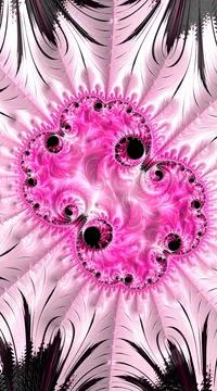 Digitally generated 3D background Stock Illustration