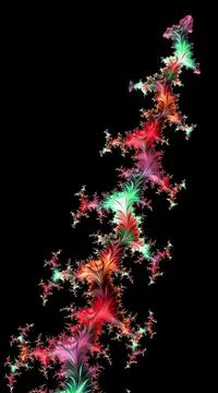 Digitally generated 3D background Stock-Illustration