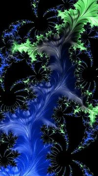 Digitally generated 3D background Stock Illustration